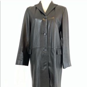 Calvin Klein Lamb Leather Coat. EUC Ex condition!!